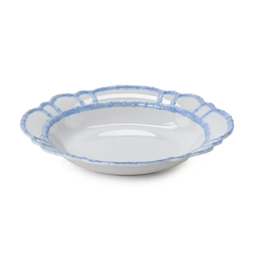 French Blue Bamboo Bowl