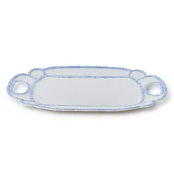 French Blue Bamboo Platter