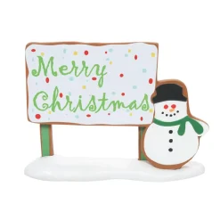 Gingerbread Christmas Billboard Dept. 56 Village