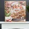 Gingerbread Santa by Celia Meadors, Large