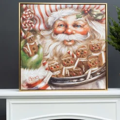 Gingerbread Santa by Celia Meadors, Large