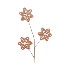 Gingerbread Star Spray, 28"