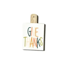 Give Thanks Rectangle Board by Happy Everything!