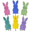 Glitter Bunny Stake Set