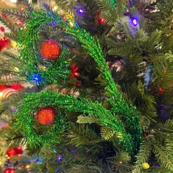 Glitter Curled Grass Ball Spray