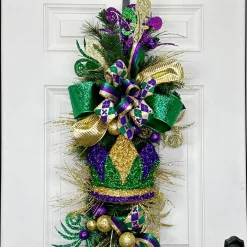 Glitter Fleur De Lis Spray