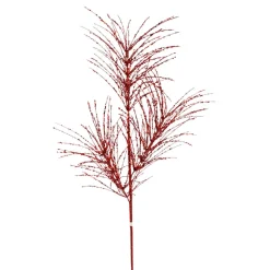 Glitter Grass Spray, Red