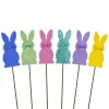 Glitter Mini Bunny Stake Set