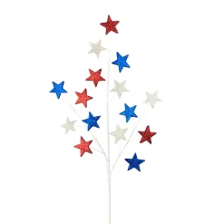 Glitter Star Patriotic Spray