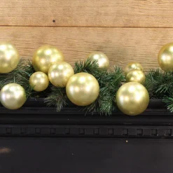 Gold Ball Garland, 10'