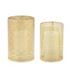 Gold Filigree Candle Holder, Gold