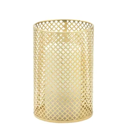 Gold Filigree Candle Holder, Gold