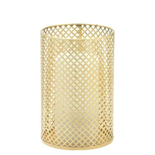 Gold Filigree Candle Holder, Gold