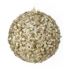 Gold Glamour Sequin Ball Ornament