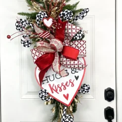 Gold Painted Pearl Mistletoe Spray, 26"