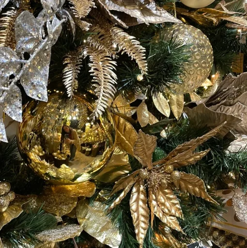 Gold Shiny Ball Ornament, 6"
