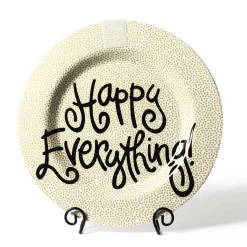 Gold Small Dot Big Round Platter by Happy Everything!