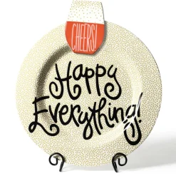 Gold Small Dot Big Round Platter by Happy Everything!