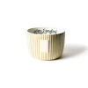 Gold Stripe Big Bowl by Happy Everything!