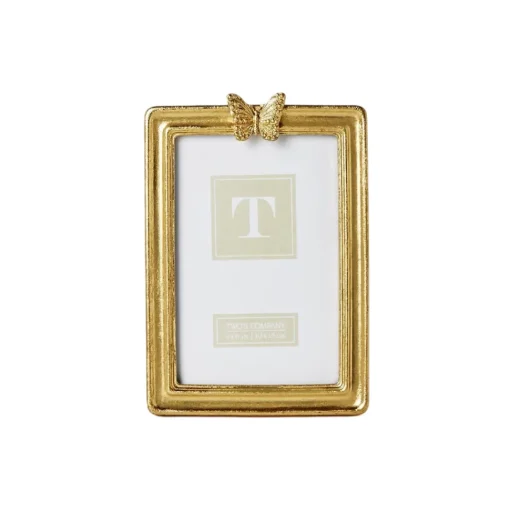 Golden Butterfly Photo Frame