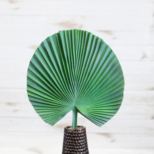 Green Palm Leaf Small Stem
