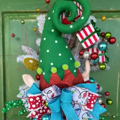 Green Polka Dots and Stripes Elf Kit