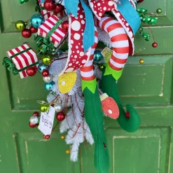Green Polka Dots and Stripes Elf Kit