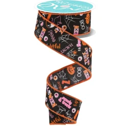 Halloween Spooks Ribbon, 1.5" X 10YD