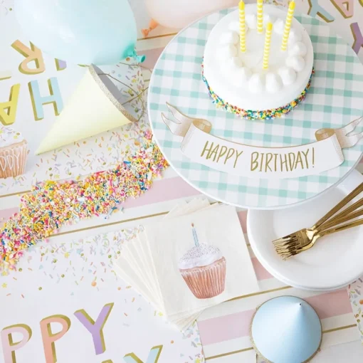 Happy Birthday Sprinkle Placemat Set