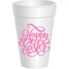 Happy Easter Script Foam Cup Sleeve