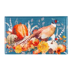 Harvest Pheasant Embossed Floor Mat