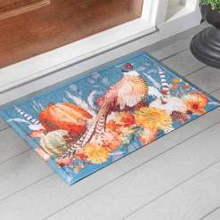 Harvest Pheasant Embossed Floor Mat