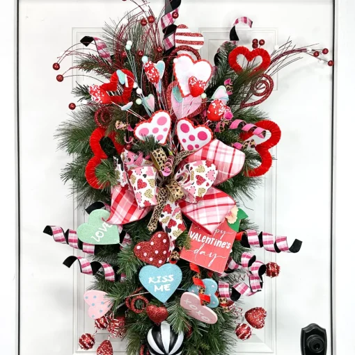Heart Spring Spray, 22.5"
