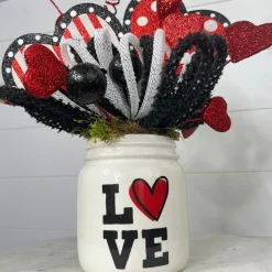Hearts in Bloom Valentine Arrangement