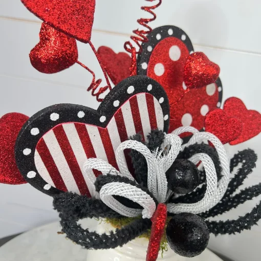 Hearts in Bloom Valentine Arrangement