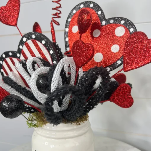 Hearts in Bloom Valentine Arrangement