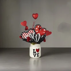 Hearts in Bloom Valentine Arrangement