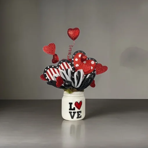 Hearts in Bloom Valentine Arrangement