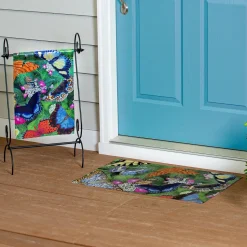 Hello Butterflies Washable Indoor/Outdoor Mat