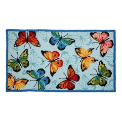 Hooked Colorful Flutter Accent Rug