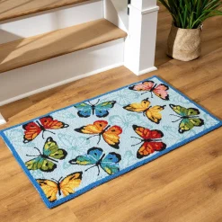 Hooked Colorful Flutter Accent Rug