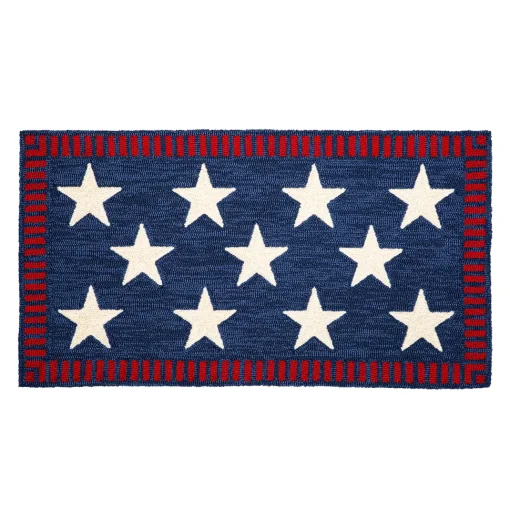 Hooked Star Struck Accent Rug