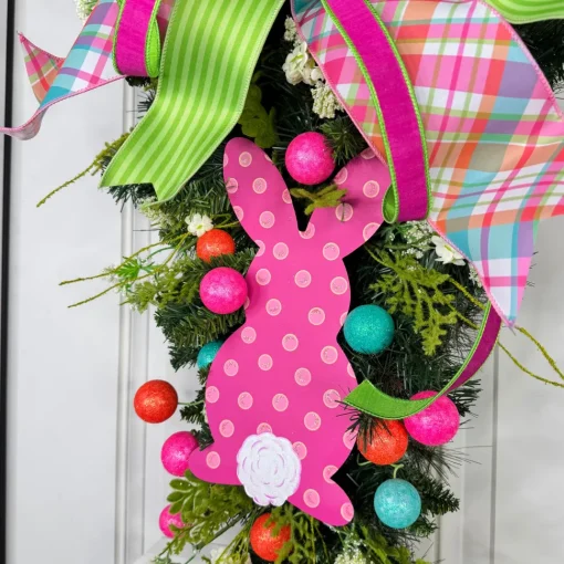 Hoppy Dot Bunny Teardrop