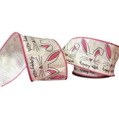 Hoppy Easter Bunny Ribbon, 2.5“X 10YD