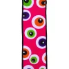 Hot Pink Eyeballs Ribbon, 2.5" X 10YD