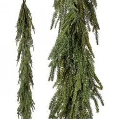 Iced Garden Norfolk Pine Garland, 48"