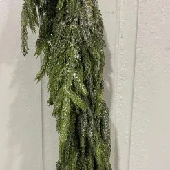 Iced Garden Norfolk Pine Garland, 48"