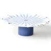 Iris Blue Burst Cake Stand