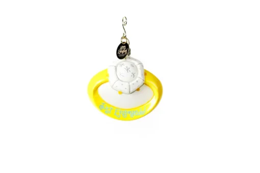 Just Engaged Ring Shaped Ornament