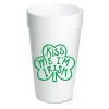 Kiss Me I'm Irish Foam Cups